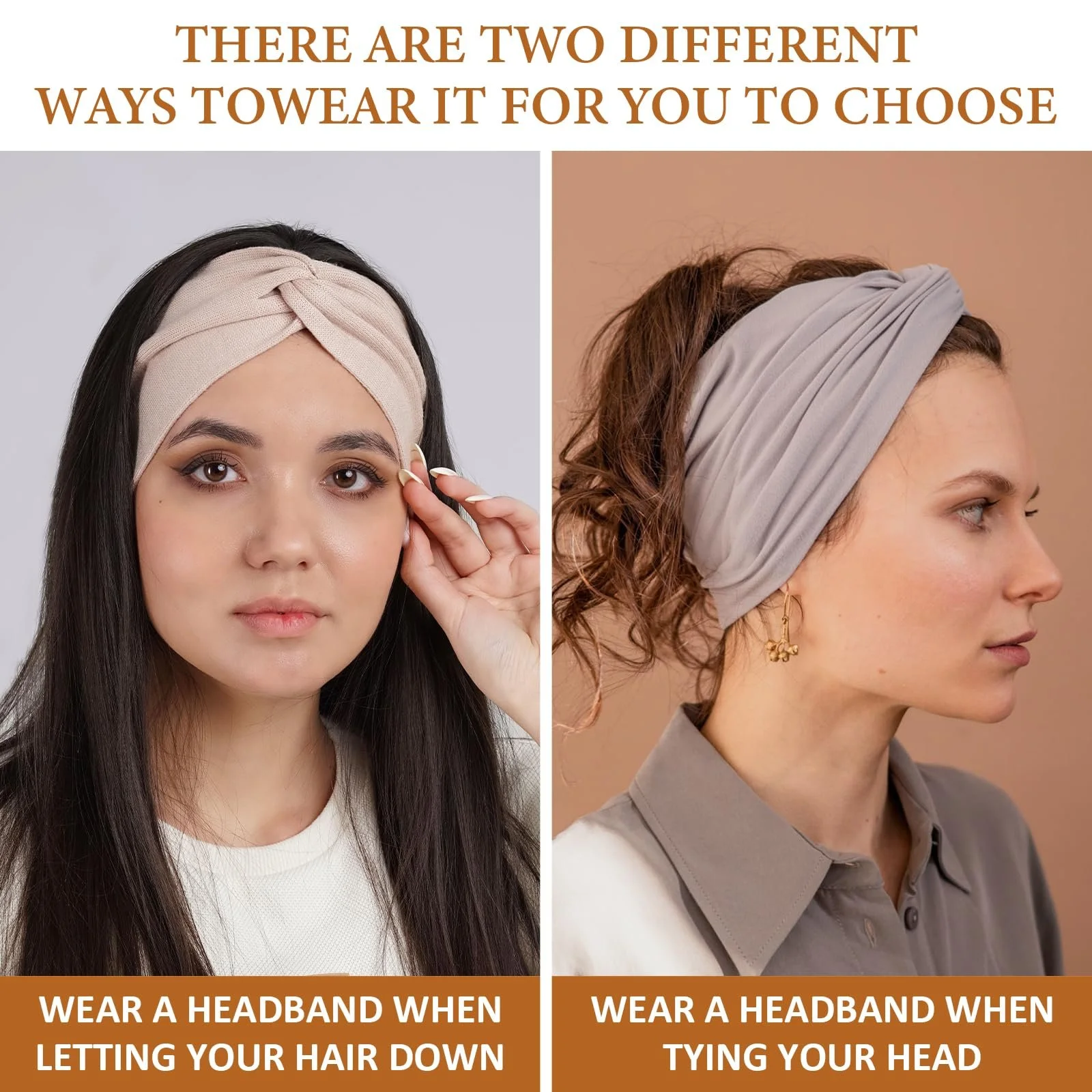 Жіноча широка пов'язка для волосся, фото №6