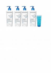 Набір Atoderm Ultra Крем 4 шт по 500 мл та Гель для душу 100 мл для сухої шкіри обличчя та тіла - Фото 1