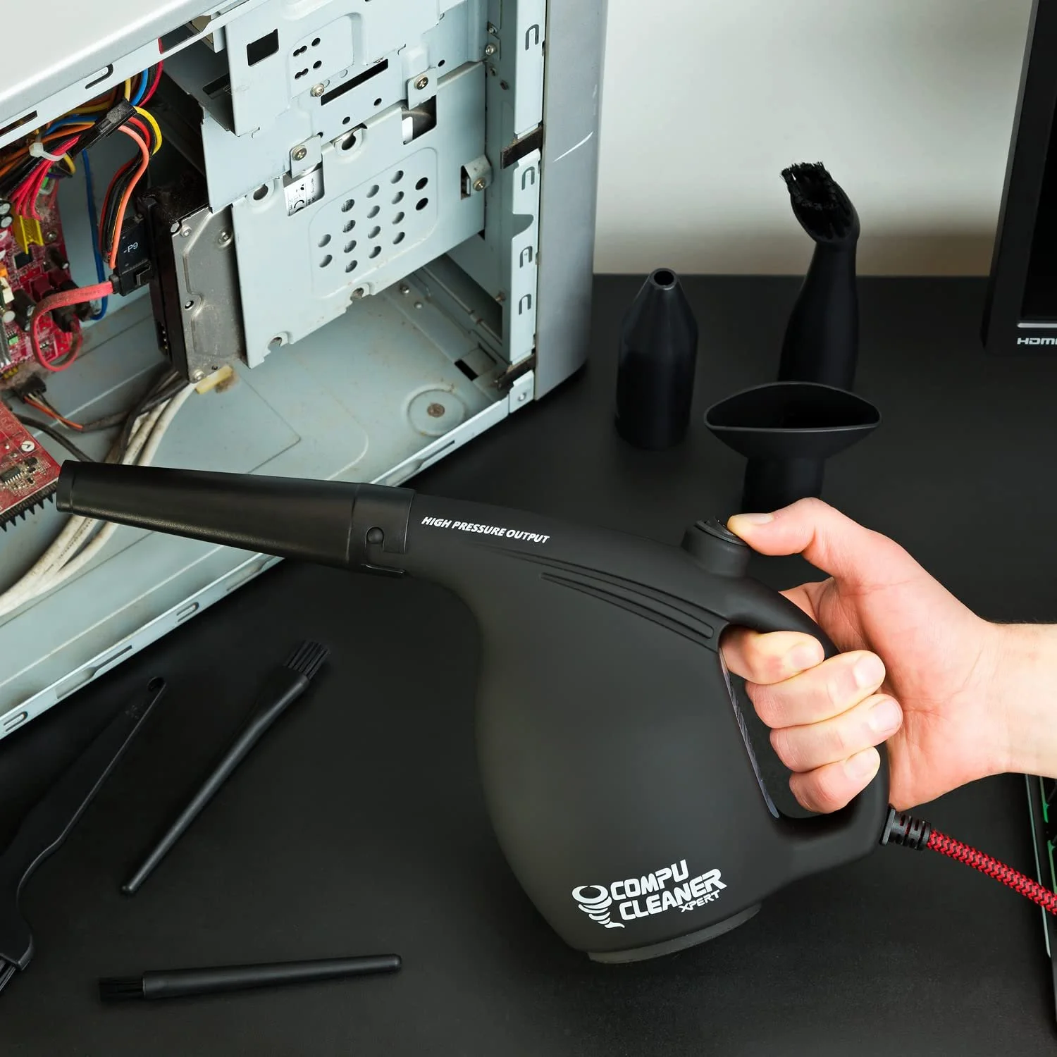 Електрична повітродувка IT Dusters CompuCleaner Xpert 550 Вт, фото №6 Електрична повітродувка IT Dusters CompuCleaner Xpert 550 Вт, фото №6