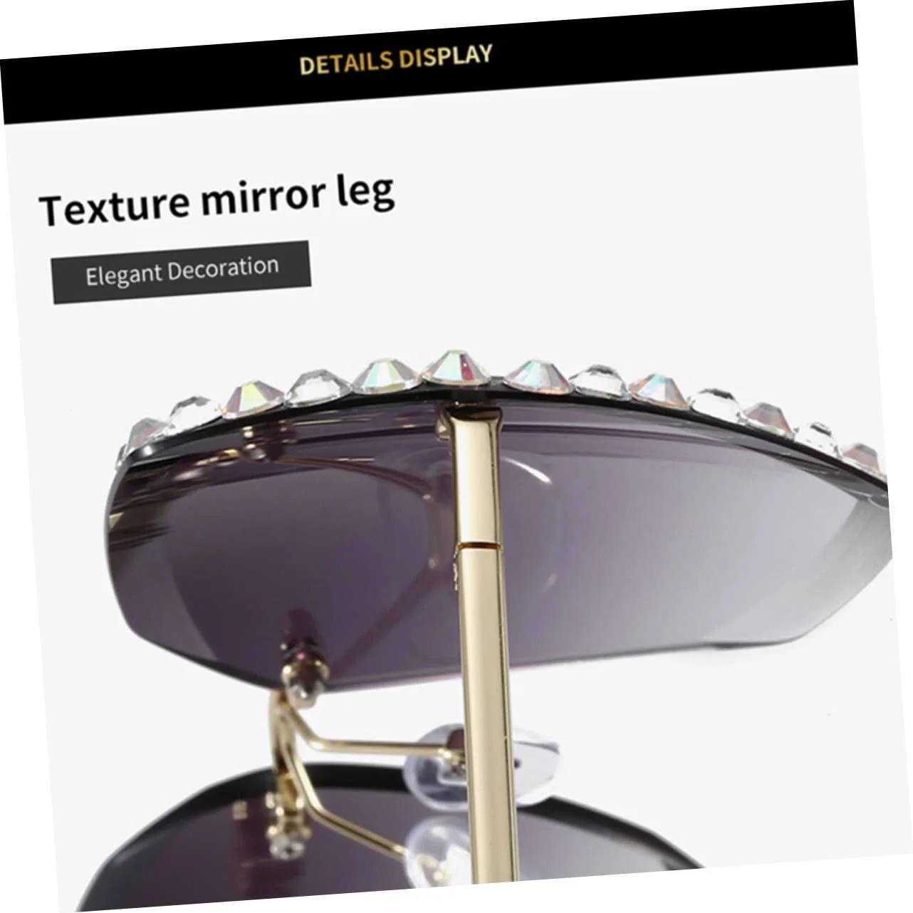 Сонцезахисні окуляри Кристал Жіночі Великого Розміру PACKOVE x2 штуки, фото №2 Сонцезахисні окуляри Кристал Жіночі Великого Розміру PACKOVE x2 штуки, фото №2