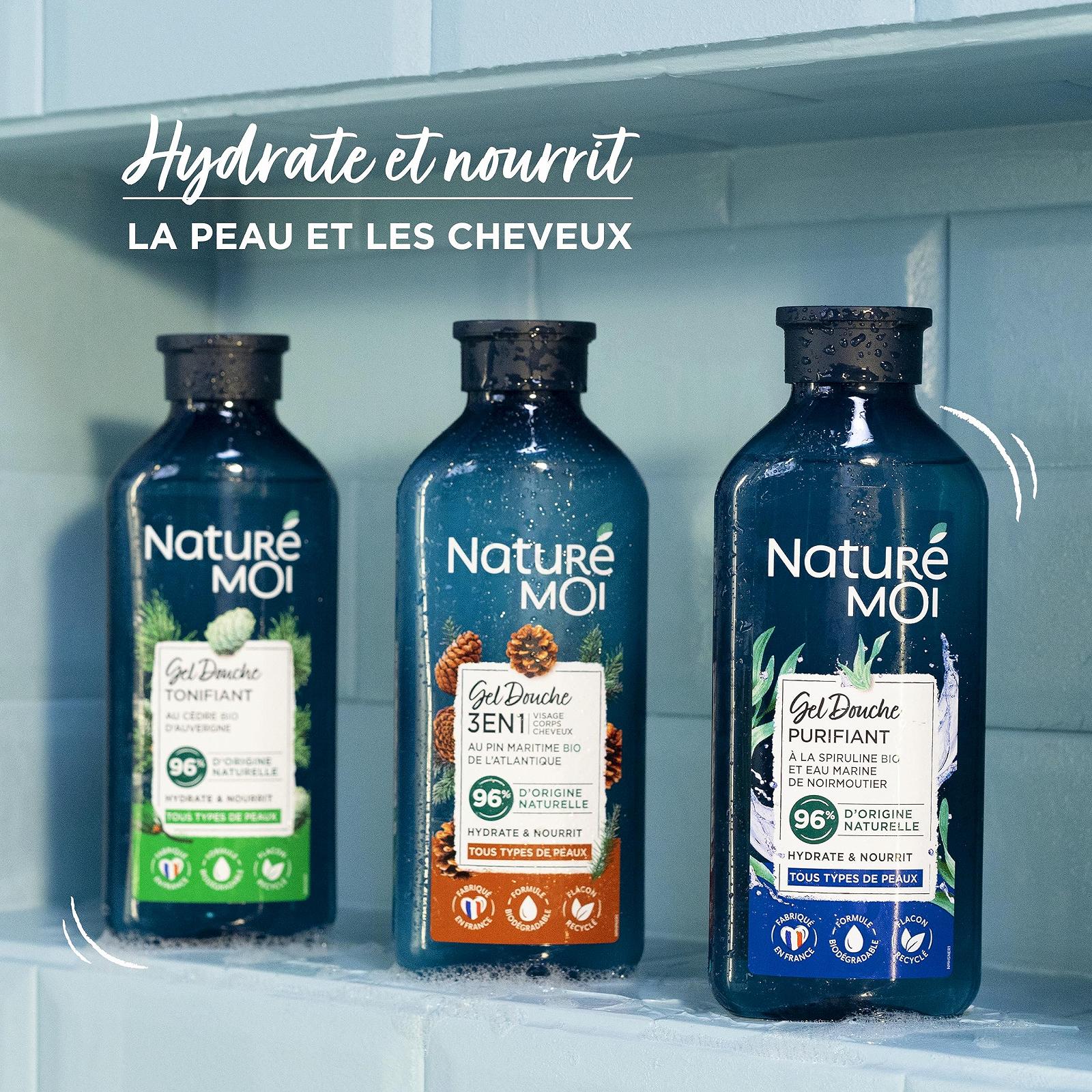 Гель для душа Naturé Moi 3-в-1 Органическая апельсиновая вода и эвкалипт 250 мл, фото №5