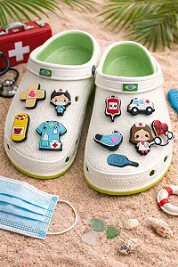 Аксессуары для крокс, джибитсы "Медицинские истории", 10 шт - Фото 1