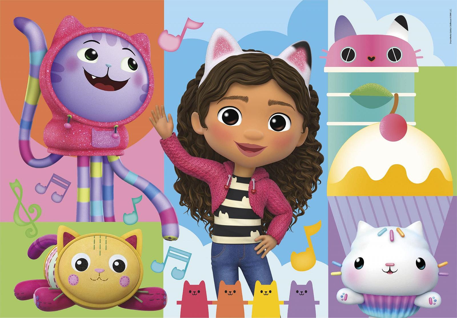 Пазл Clementoni 24804 DreamWorks Gabby's Dollhouse 2 шт по 60 элементов от 4 лет, фото №2 Пазл Clementoni 24804 DreamWorks Gabby's Dollhouse 2 шт по 60 элементов от 4 лет, фото №2