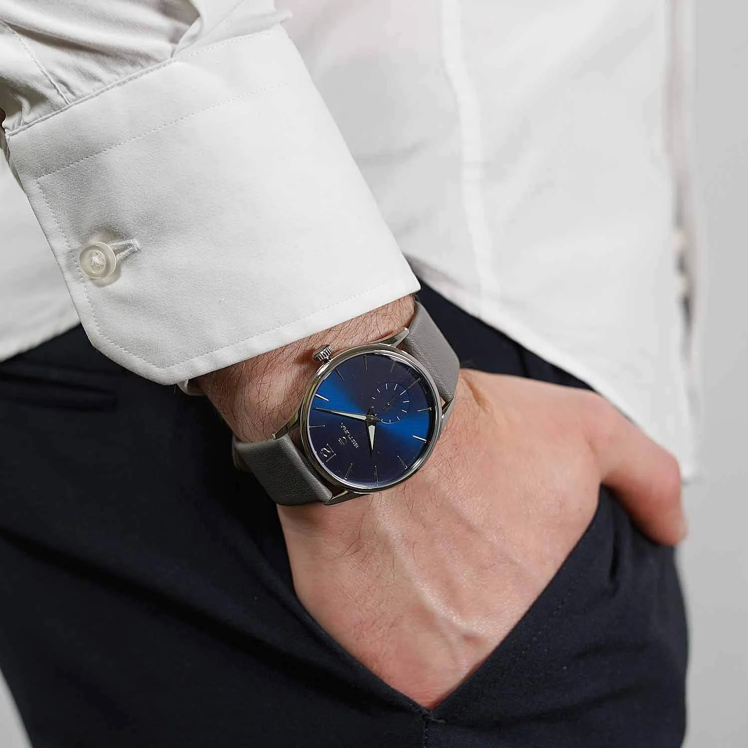 Мужские часы Estura Big Shot Timeless, сделано в Германии, 6010-03, серебряный, современный, фото №5 Мужские часы Estura Big Shot Timeless, сделано в Германии, 6010-03, серебряный, современный, фото №5