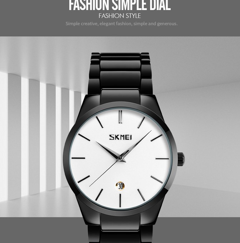 Годинник Skmei 9140BKWT Black-White SALE, фото №3