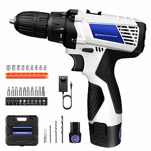 Дрель-шуруповерт Cordless 16.8 В с 2 x 1500 мАч батареями 0.8-10 мм быстро сменный патрон 2 переменные скорости с LED подсветкой - Фото 1