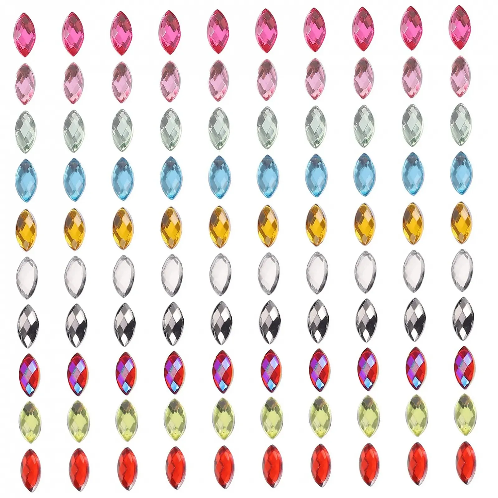 Кришталеві стрази для нігтів 3D, 1200 шт., фото №1 Кришталеві стрази для нігтів 3D, 1200 шт., фото №1