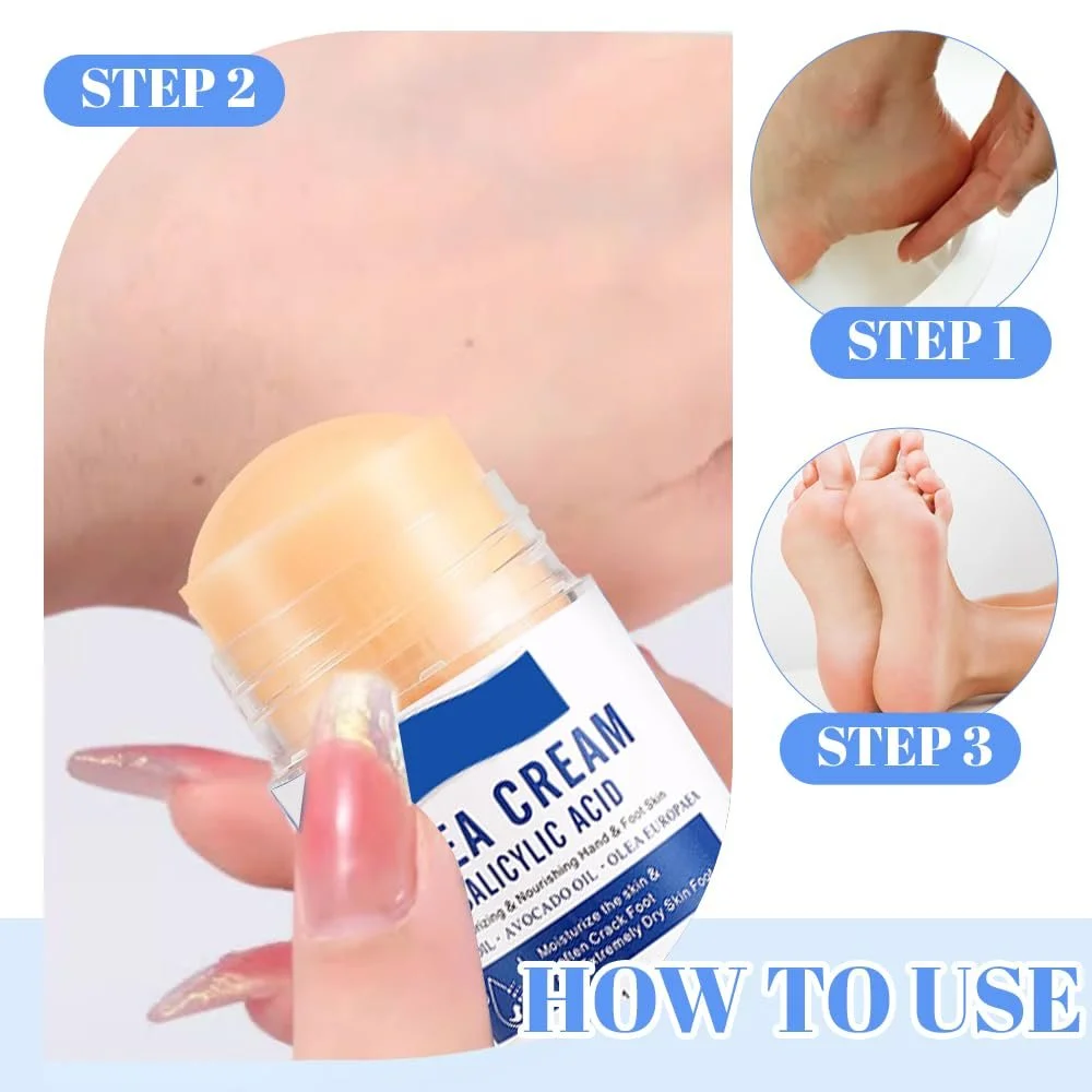 Крем для ног с мочевиной 60% Pack of 3 для сухой и потрескавшейся кожи, фото №5