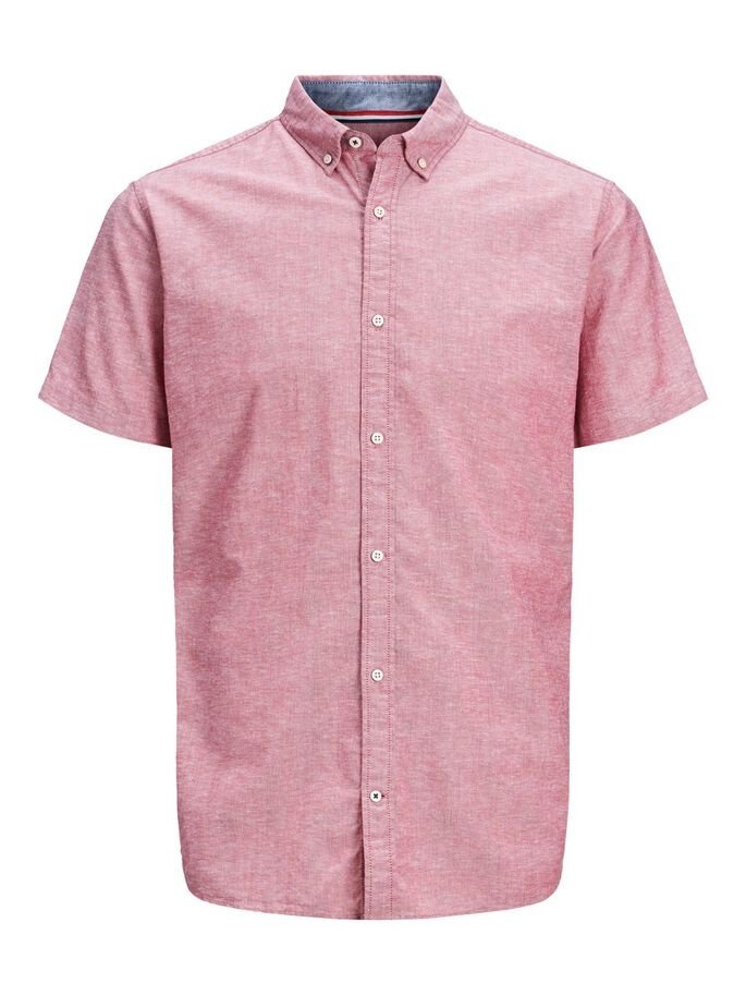 Рубашка Jack&Jones SlimFIT 12163857 Rio Red Розовая M, фото №5