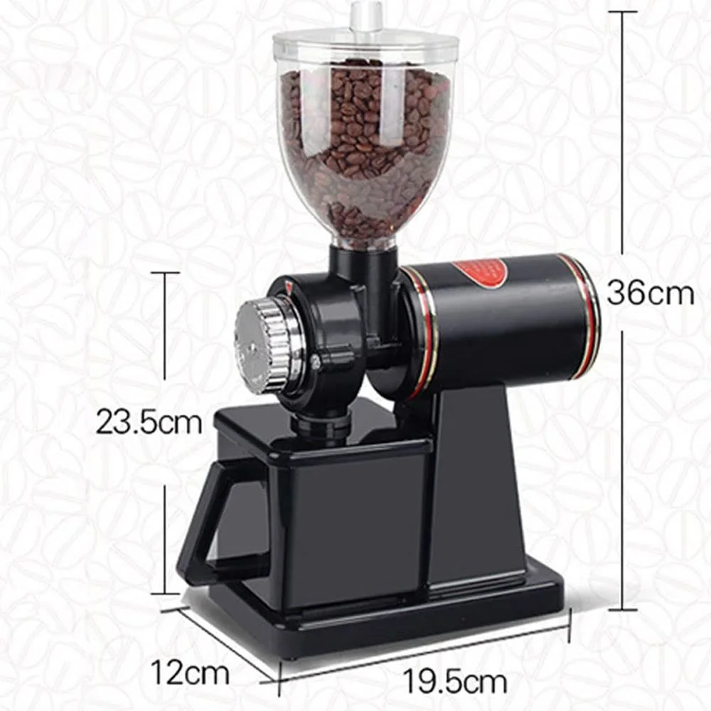 Электрическая Кофемолка Коническая 8 Регулируемых Настроек Прецизионная Мельница из Нержавеющей Стали для Эспрессо, Френч-пресса, Приготовления Турецкого Кофе (Anti Jumping Bean Red), фото №2 Электрическая Кофемолка Коническая 8 Регулируемых Настроек Прецизионная Мельница из Нержавеющей Стали для Эспрессо, Френч-пресса, Приготовления Турецкого Кофе (Anti Jumping Bean Red), фото №2