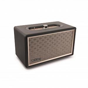 Портативна колонка Caliber Bluetooth - Бездротовий Бокс - Ретро Вигляд - AUX - Дерев'яний Корпус з Штучною Шкірою - 60 Ват - Чорний - 4 Години Акумулятора - Фото 1