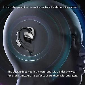 Наушники с голосовым переводчиком Портативные M8 Черный цена на synthetic.ua - Фото 1 Наушники с голосовым переводчиком Портативные M8 Черный synthetic.ua - Фото 1