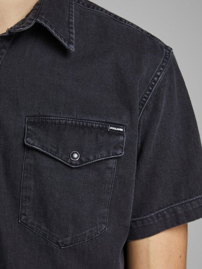 Рубашка Jack&Jones SHERIDAN SN 12159371 Denim Черный XL, фото №2