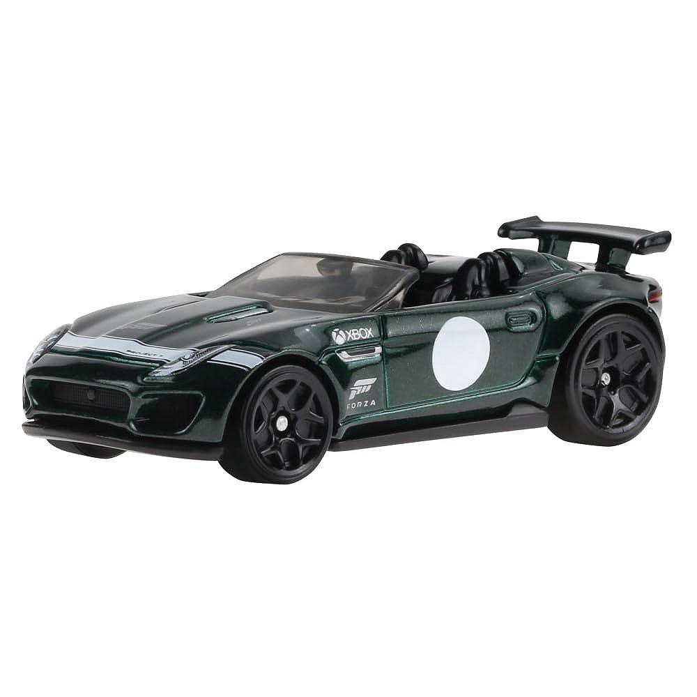 Модель Hot Wheels Forza Horizon '15 Jaguar F-Type Project 7 Масштаб 1:64 Довжина 7 см HLK27, фото №3