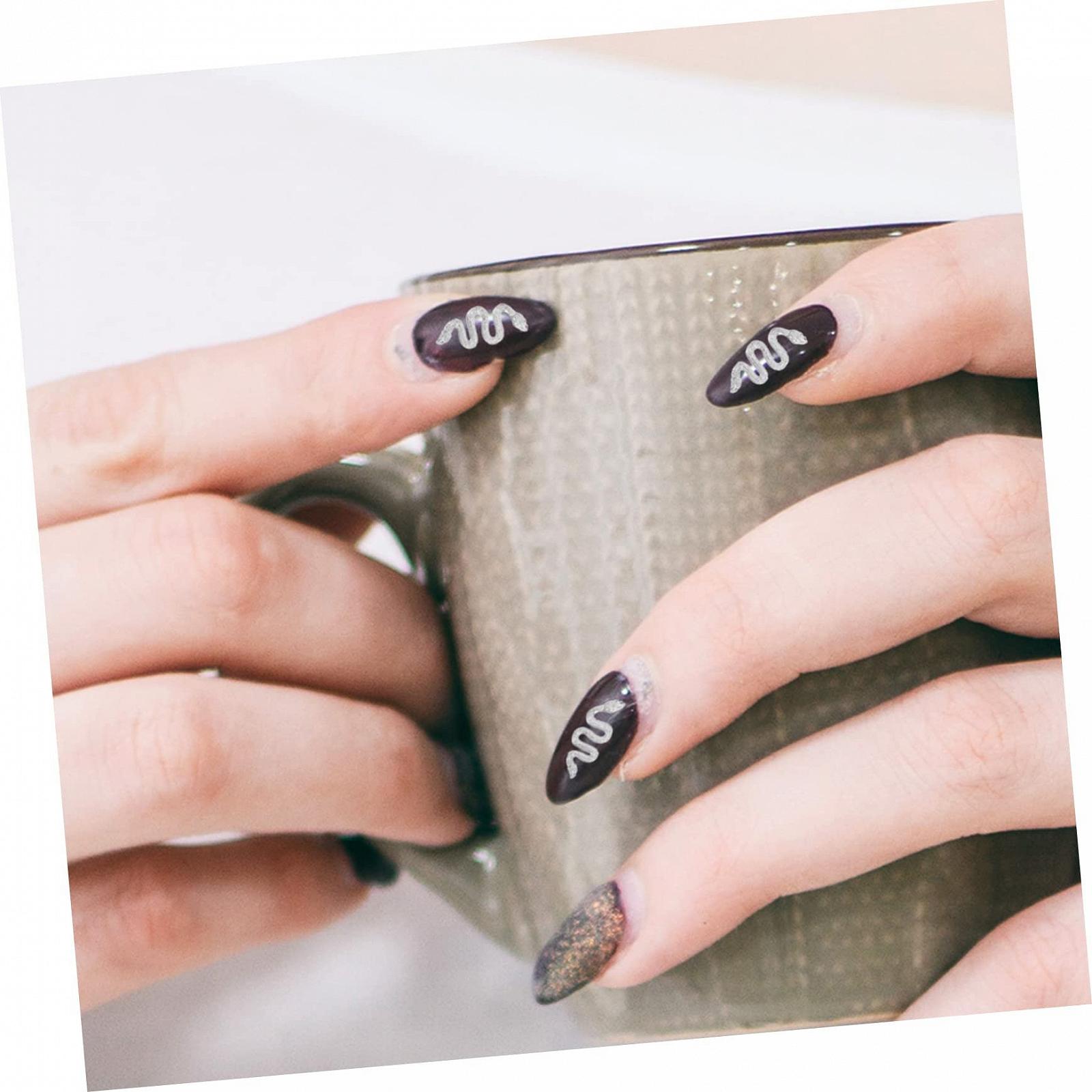 Healvian Набор для украшения ногтей, 120 шт., аксессуары для ногтей, наклейки для лака, подвески для ногтей, бусины для ногтей, небольшой набор алмазных украшений, 3D стразы из сплава, фото №8