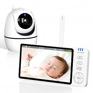 Відеоняня Ade 5 дюймів 720P HD IPS 300 м VOX 3500 mAh - Фото 1