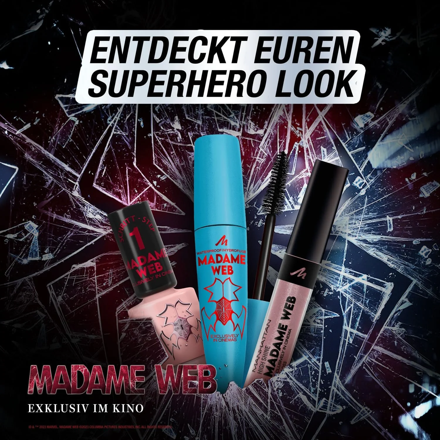 Блиск для губ Manhattan Highshine Madame Web 19L Глянцевий блиск для інтенсивного блиску на губах, фото №4