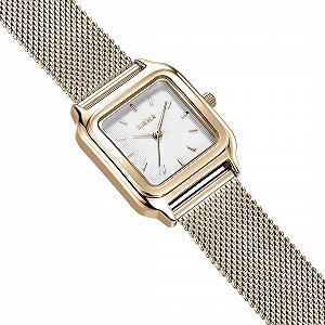 Женские часы BURKER Квадратные Золотые synthetic.ua - Фото 1