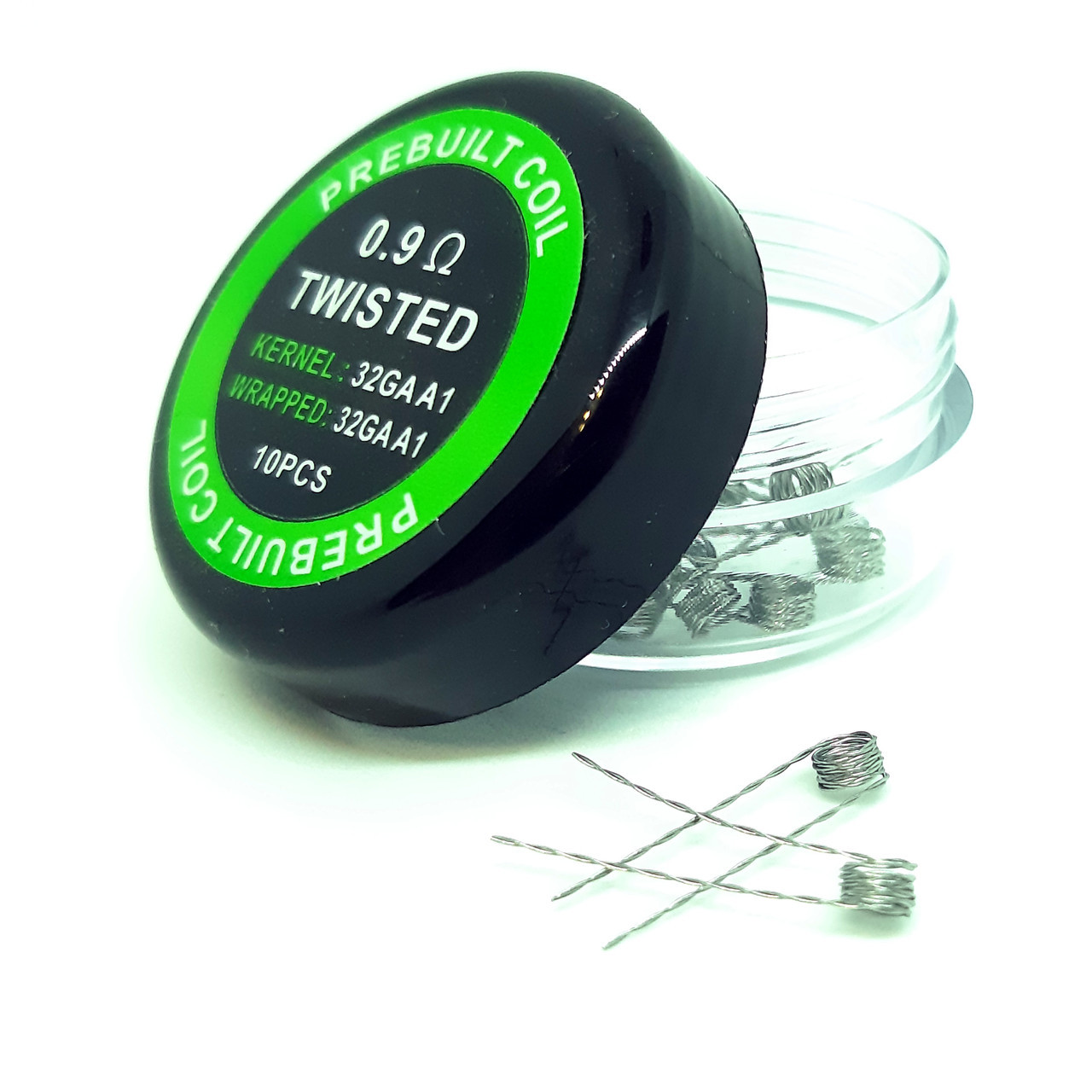 Набор спиралей для Бака PREBUILT Coil Twisted Kanthal 0.9 ohm, фото №1