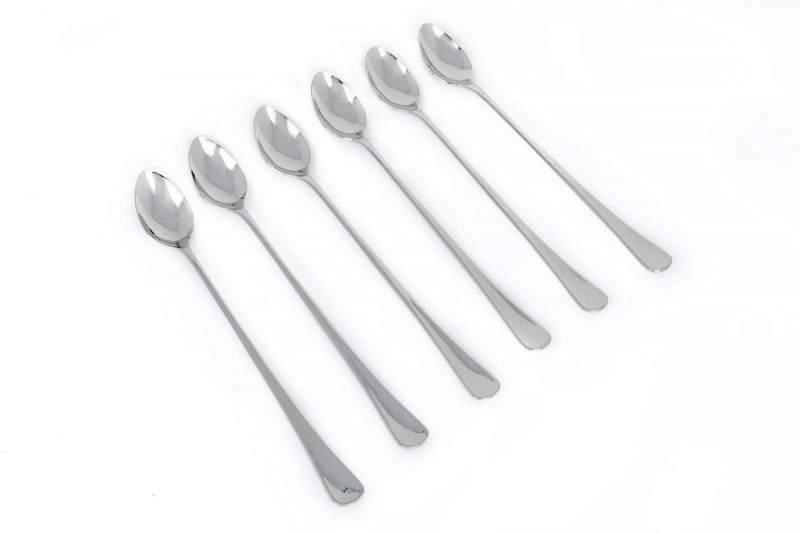 Ложка Arcos Madrid Series для прохолодних напоїв 6 шт. в подарунковій коробці, срібляста, фото №2