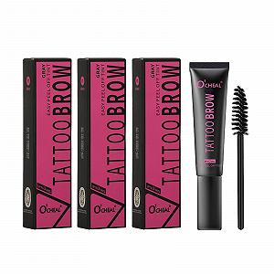 Гель для бровей Peel Off с трафаретами набор - Фото 1