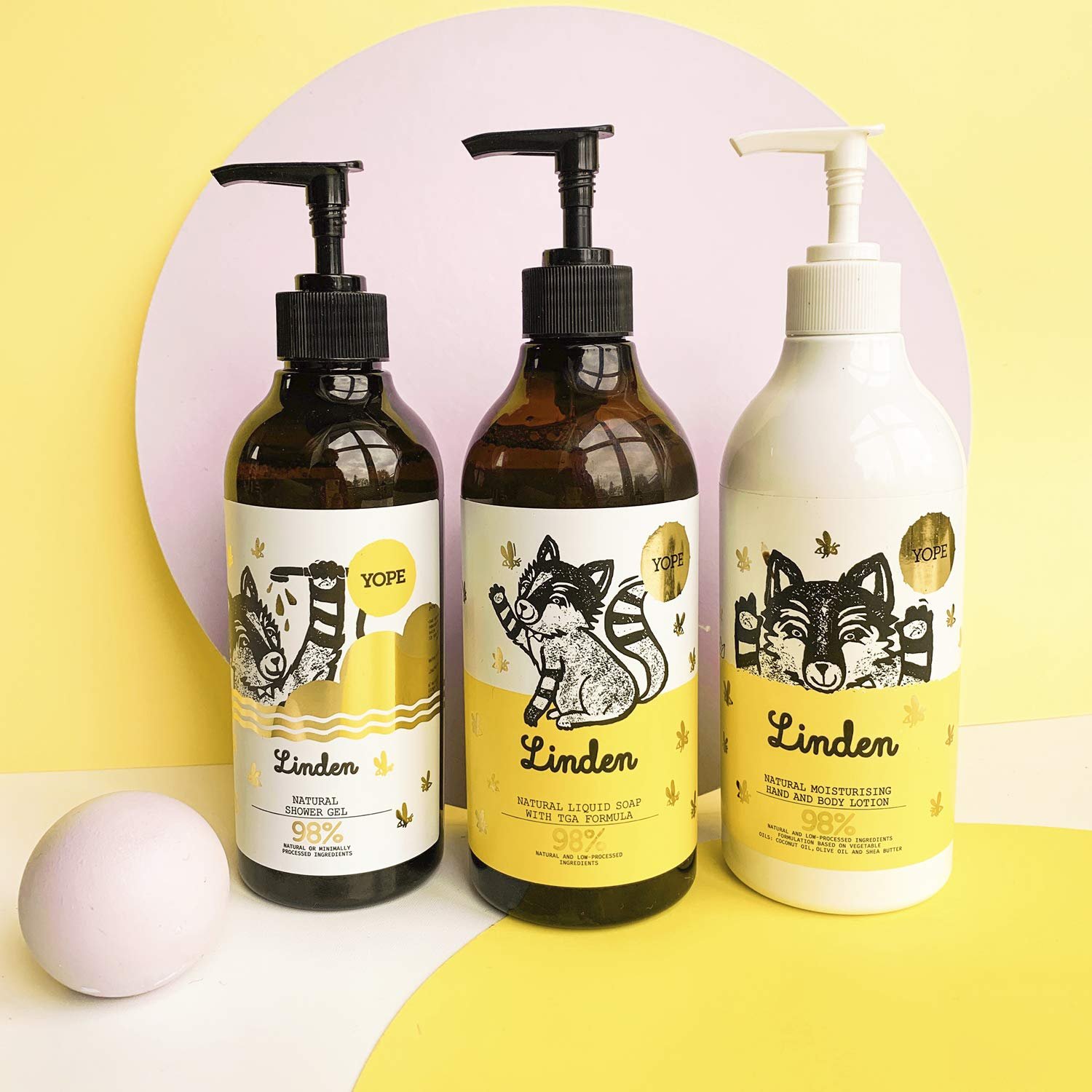 Гель для душа YOPE Lime Blossom Extract 400 мл 2 шт. Увлажняющий, фото №5