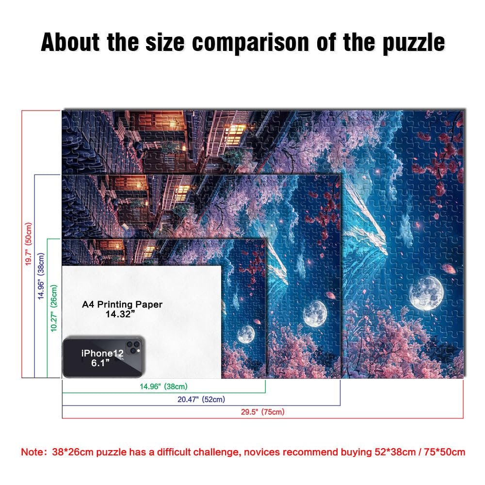 Пазл Japanese Mountain Fuji 2000 деталей картонный 70 x 100 см, фото №4