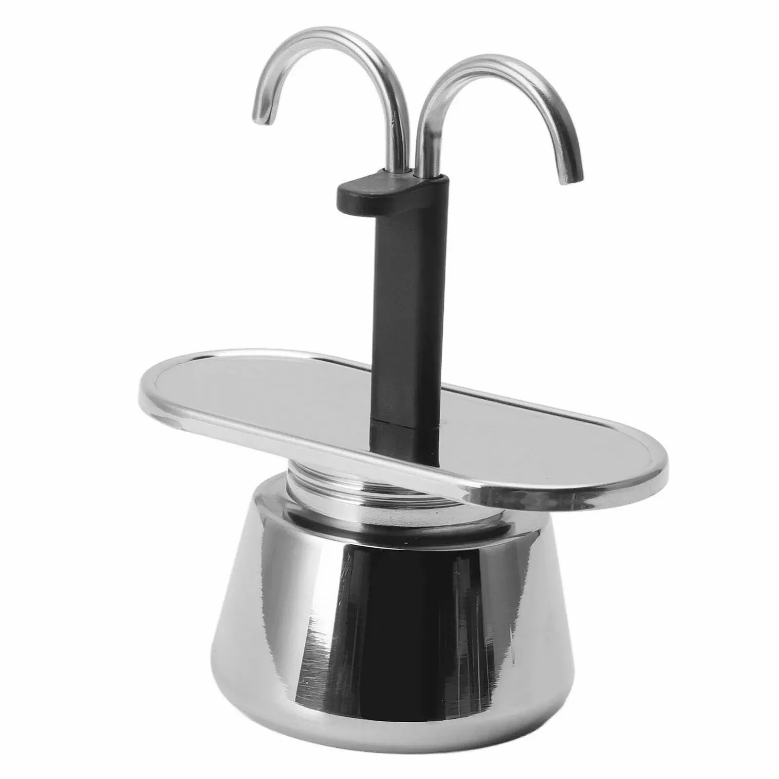 Мока Кавник Aoresac 2 Чашки, Компактна Кавоварка з Нержавіючої Сталі, фото №3