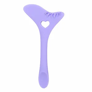 Трафареты для глаз, инструмент, карандаш для бровей, многофункциональный инструмент для макияжа ресниц, фиолетовый - Фото 1