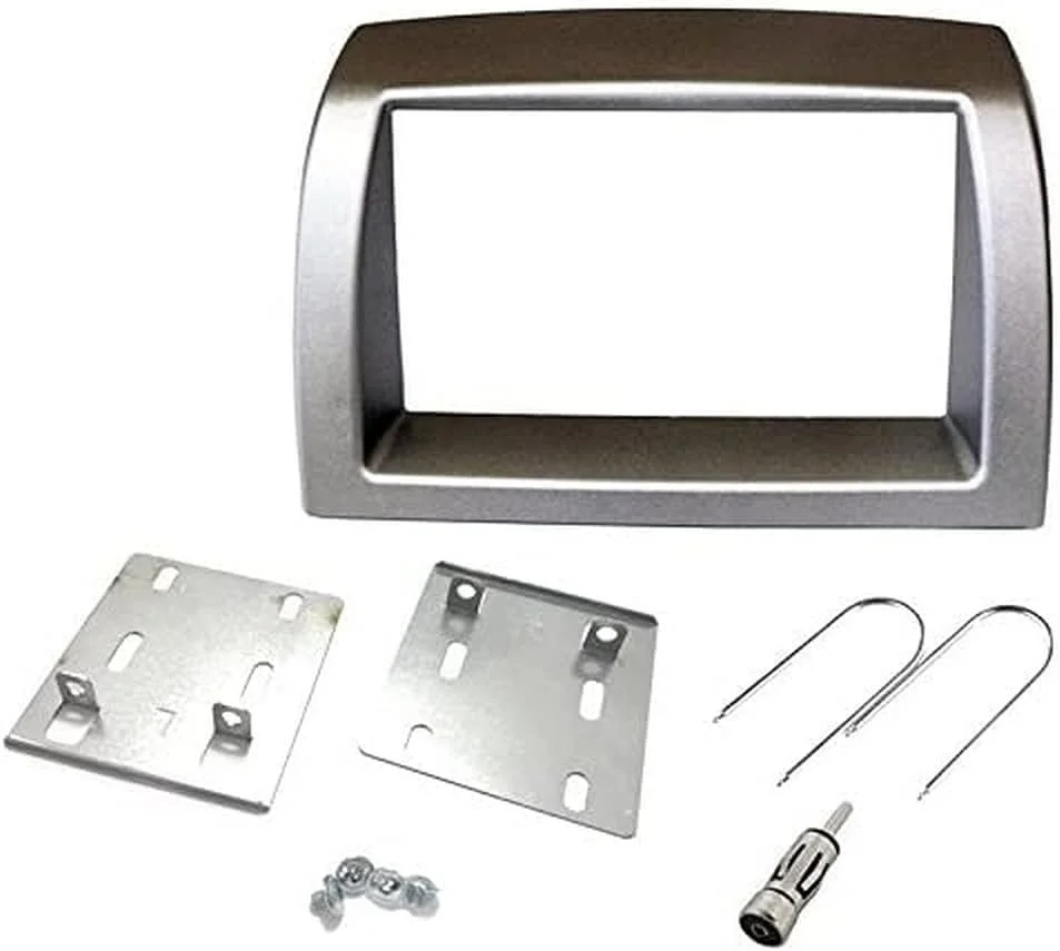 Панель для радио Sound-way 2 DIN Silver, фото №1 Панель для радио Sound-way 2 DIN Silver, фото №1