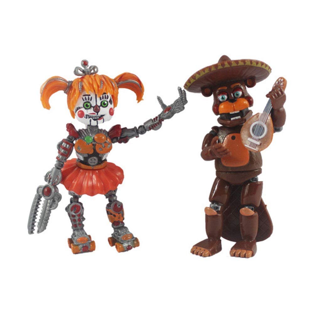 Ігрова фігурка Xinchangda FNAF Five Nights at Freddy's Детachable Luminous Freddy Foxy Sister Location Horror Statue, фото №4
