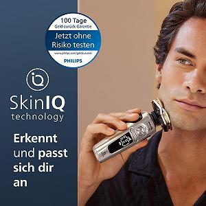 Електробритва Philips Shaver S9000 Prestige SP9841/32 для вологого та сухого гоління Bright Chrome synthetic.ua - Фото 1