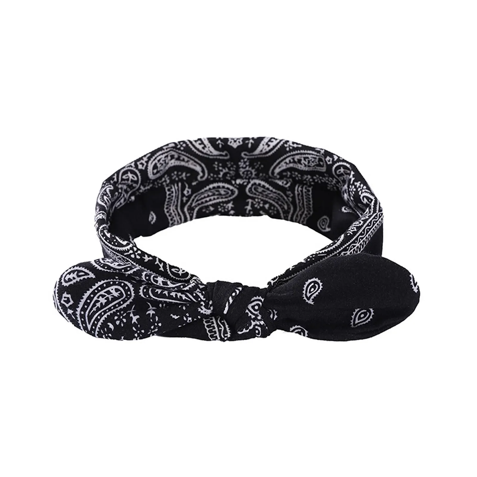 Пов'язка на голову з бантом, Boho, Жіноча, Еластична, фото №5
