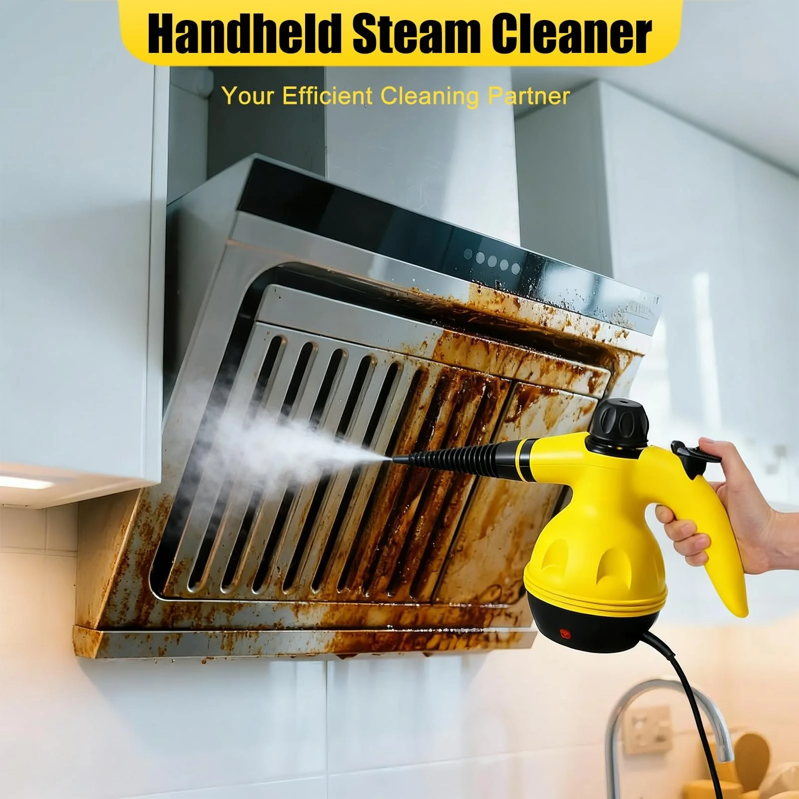 Пароочисник OBEST ручний портативний високого тиску з 9 аксесуарами, фото №7 Пароочисник OBEST ручний портативний високого тиску з 9 аксесуарами, фото №7