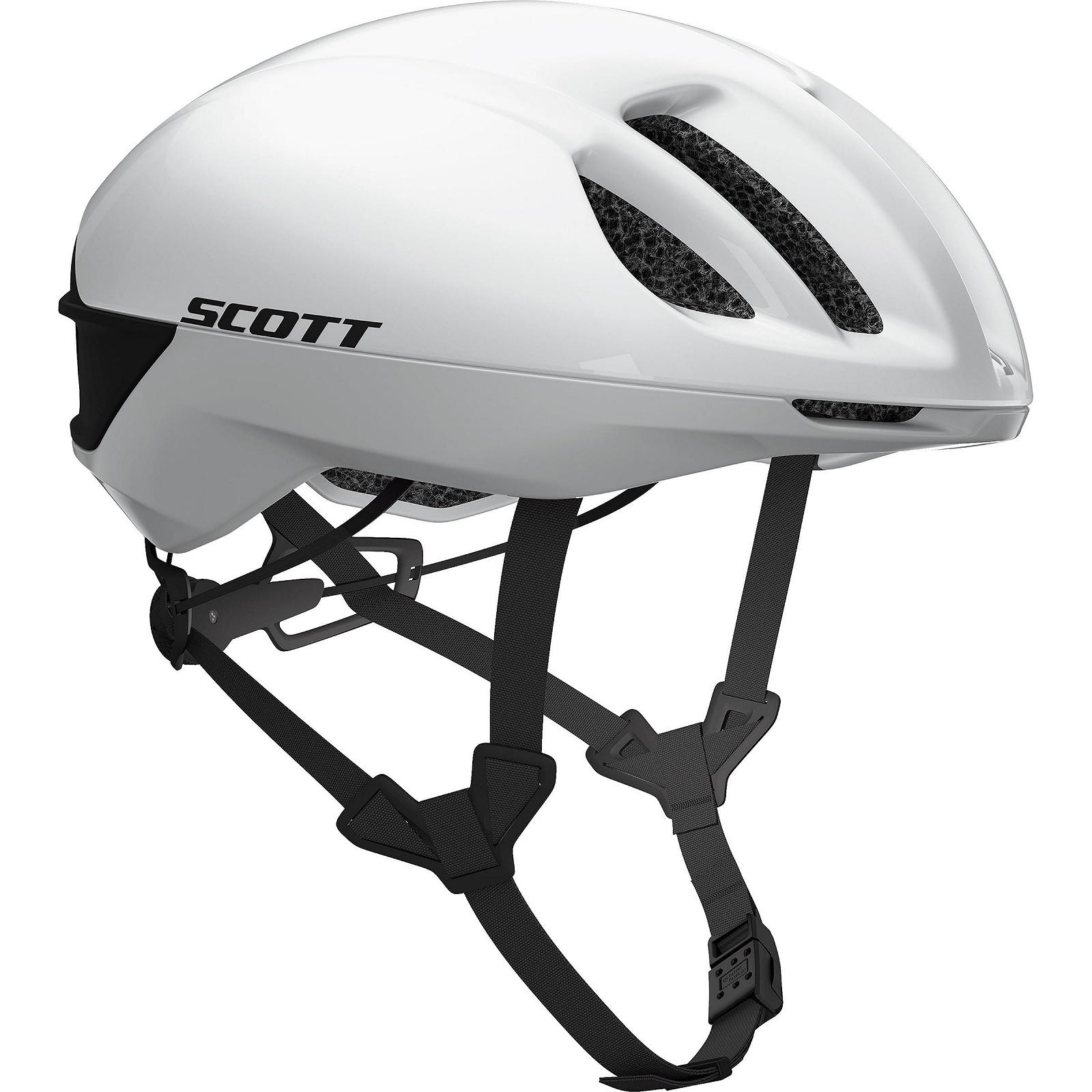 Шлем дорожный Scott Cadence Plus MIPS S (51-55 см) бело-черный, фото №1