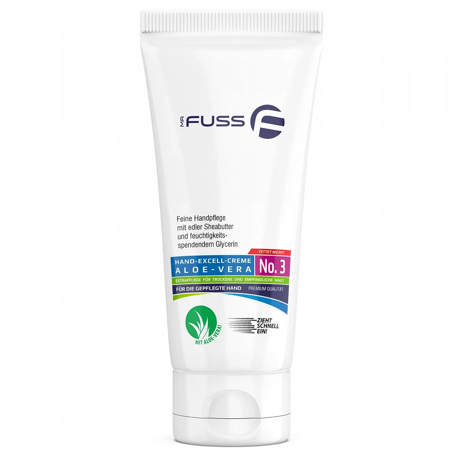 Крем для рук Mr. Fuss Hand Excell Fluid No. 3 з олією жожоба, гліцерином та вітаміном Е 200 мл, фото №1
