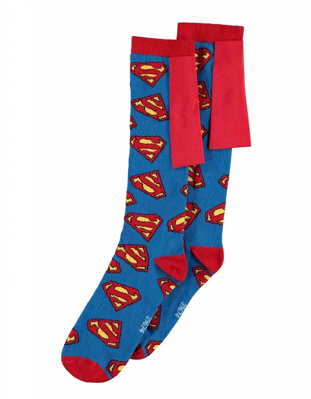 Шкарпетки до коліна Warner Unisex Difuzed DC Comics Superman Logos 39-42, фото №1