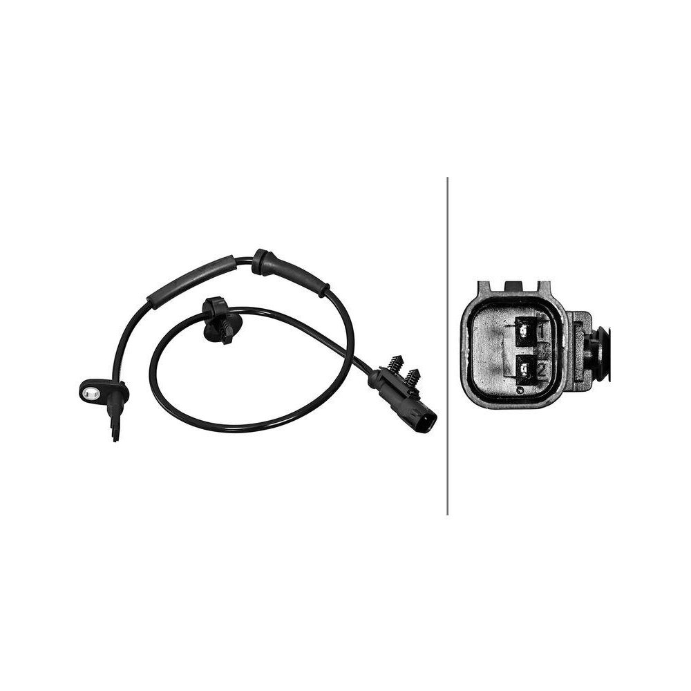 Датчик частоти обертання колеса HELLA 6PU 358 217-211 для TESLA, задня вісь, фото №1