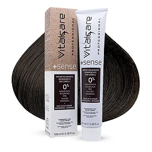 Фарба для волосся Vitalcare +Sense Professional Permanent, 3/00 Темно-коричневий, 100 мл - Фото 1