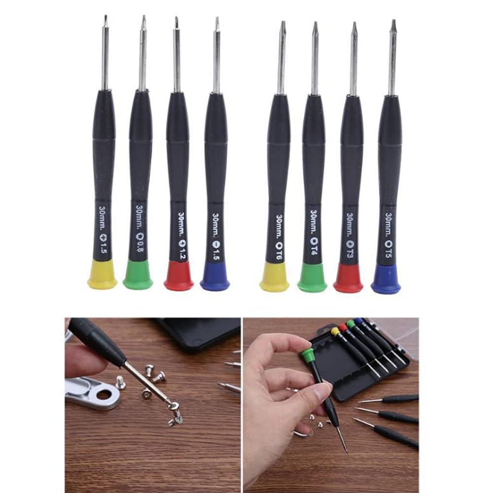 Викрутки WUBAYI Small Screwdriver Set 14 шт. з пінцетами магнітизатором та сумкою для зберігання, фото №4 Викрутки WUBAYI Small Screwdriver Set 14 шт. з пінцетами магнітизатором та сумкою для зберігання, фото №4