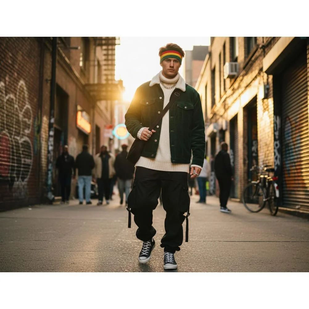 Пов'язка на голову Вовна Rasta, фото №5