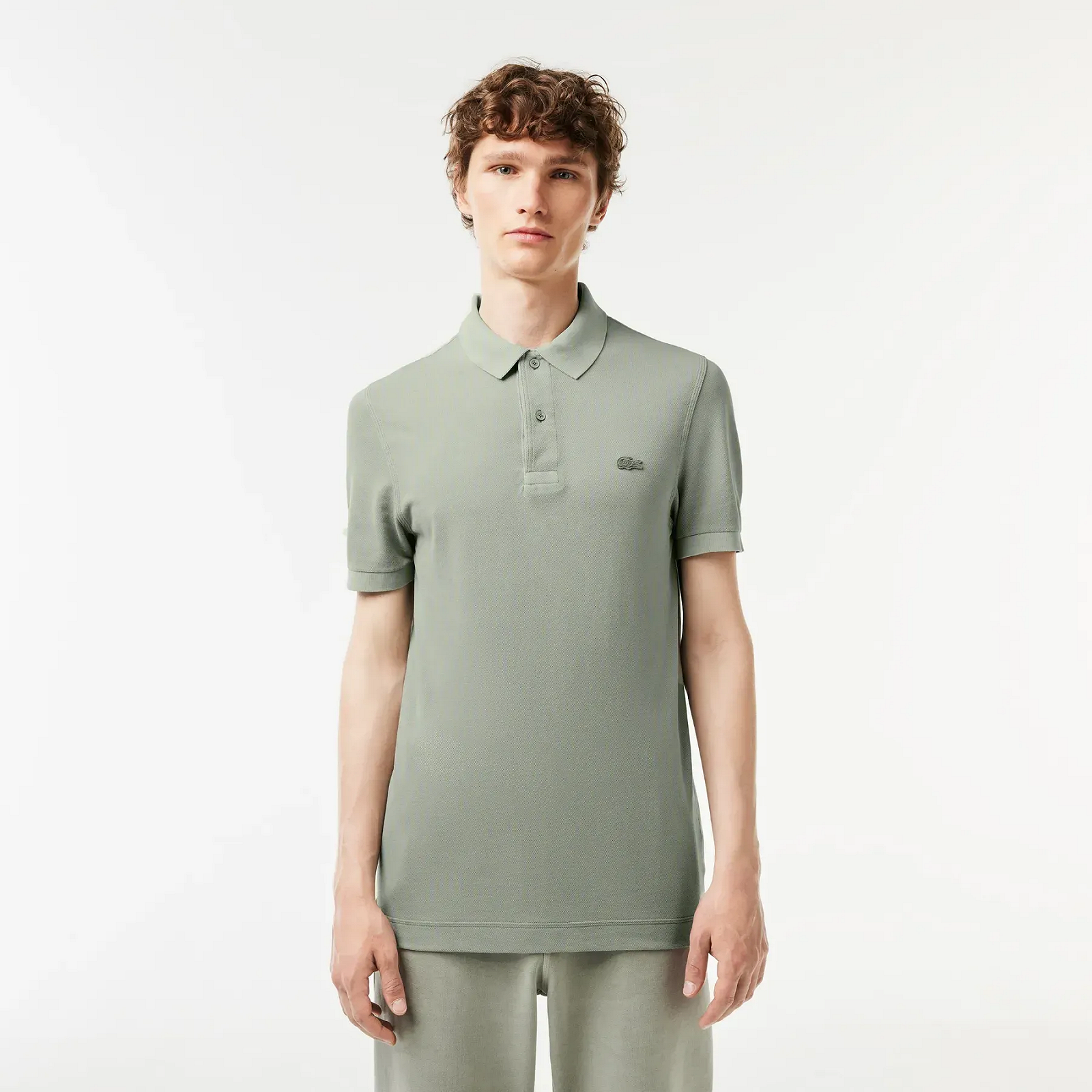 Футболка Lacoste MEN’S ORGANIC COTTON NATURAL DYE Светло-зеленый M, фото №1