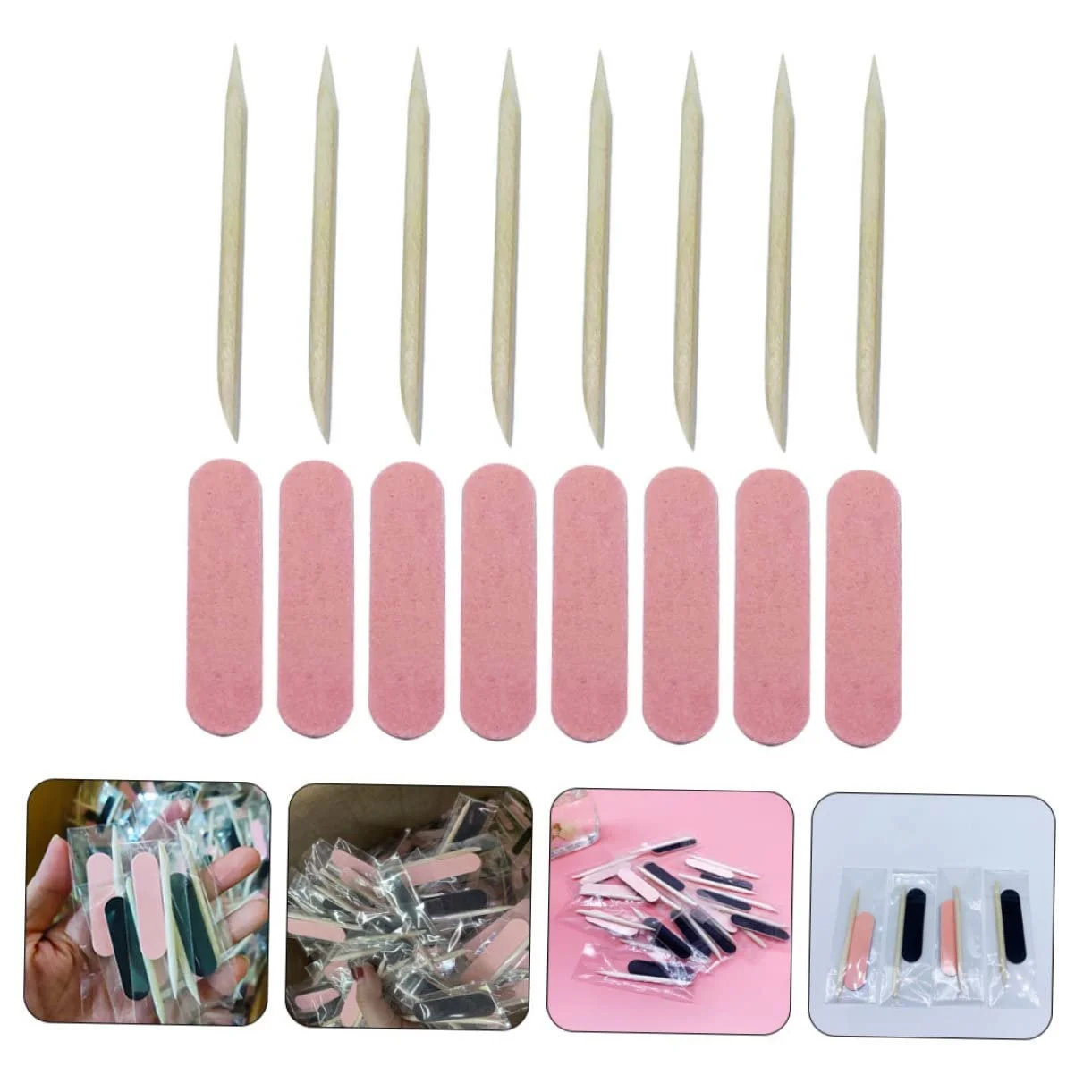 Пилочки для ногтей Деревянные палочки Полировальные Компактный для путешествий, фото №5 Пилочки для ногтей Деревянные палочки Полировальные Компактный для путешествий, фото №5