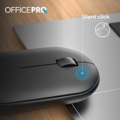 Мышка OfficePro M185B Silent Click Wireless Black (M185B), фото №10 Мышка OfficePro M185B Silent Click Wireless Black (M185B), фото №10
