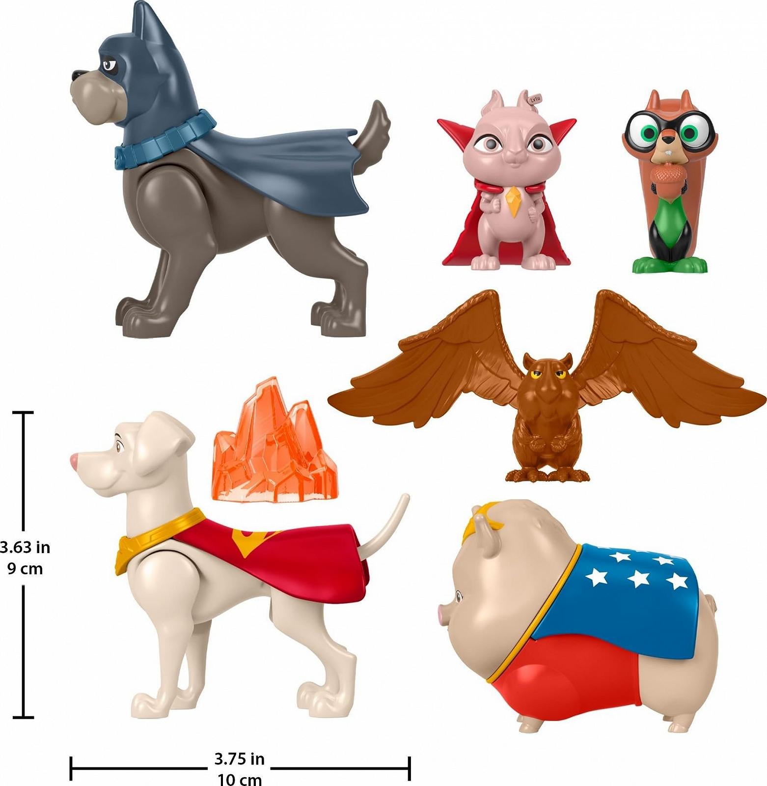 Игровой набор Фигурки Imaginext Price DC Super Pets HGL00 - DC League of Super-Pets 6 фигурок, фото №3