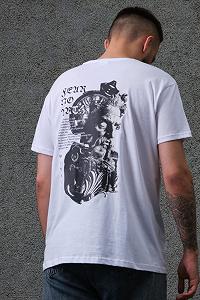 Оверсайз футболка з принтом Without greek white - Фото 1