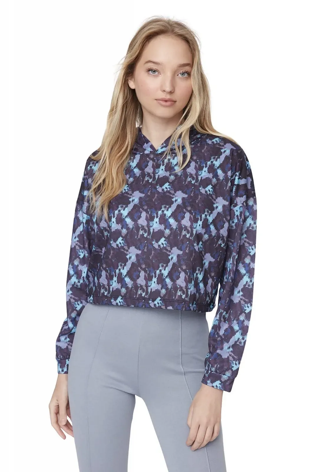 Свитшот TRENDYOL Regular с воротником-стойкой, с узором пейсли, фото №1