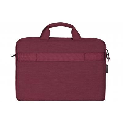 Сумка для ноутбука 2E CrossSquares 16" Burgundy 2E-CBN9198BG, фото №3