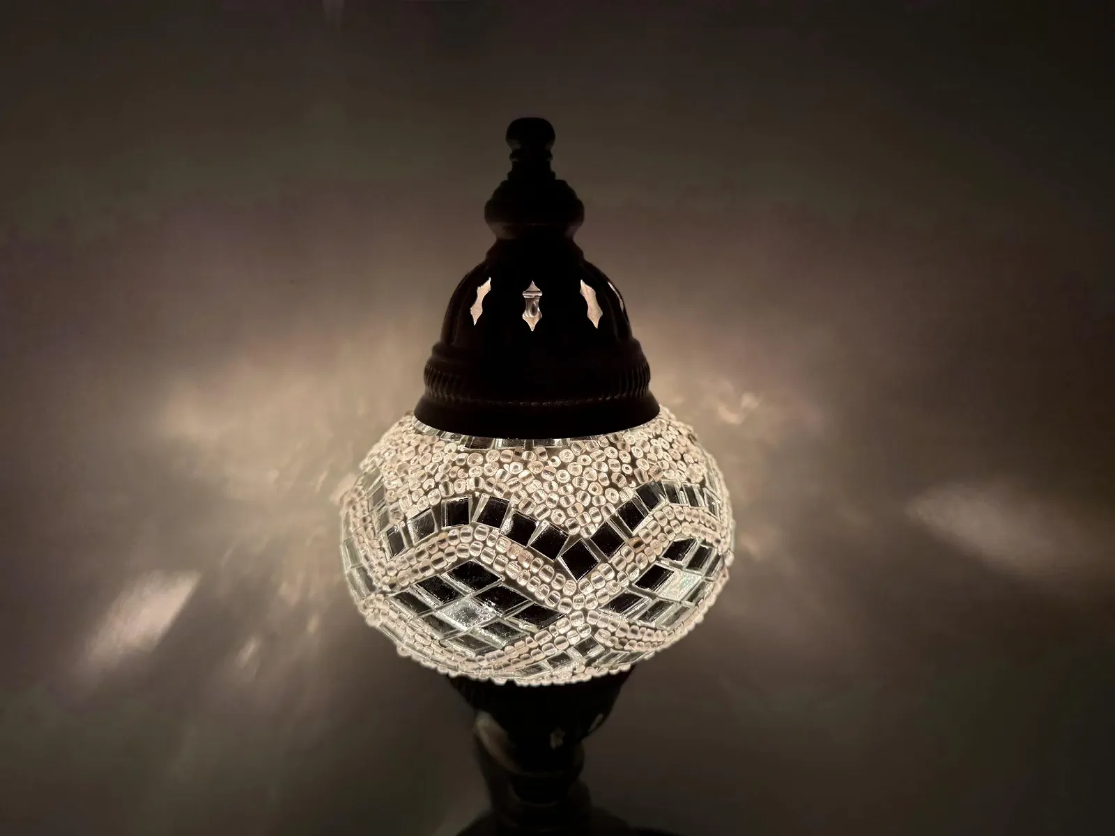 Настільна лампа Samarkand Lights Mosaic M Oriental Moroccan Turkish Срібляста, фото №2