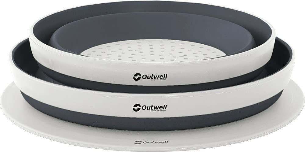 Набор Мисок и Дуршлагов Outwell Collaps 3 шт., фото №3